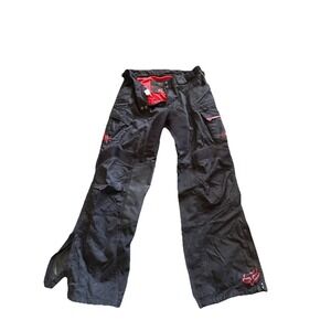 Vintage Thor Motorcycle Racing Tech Wear Black Pants Fox Racing Size 36